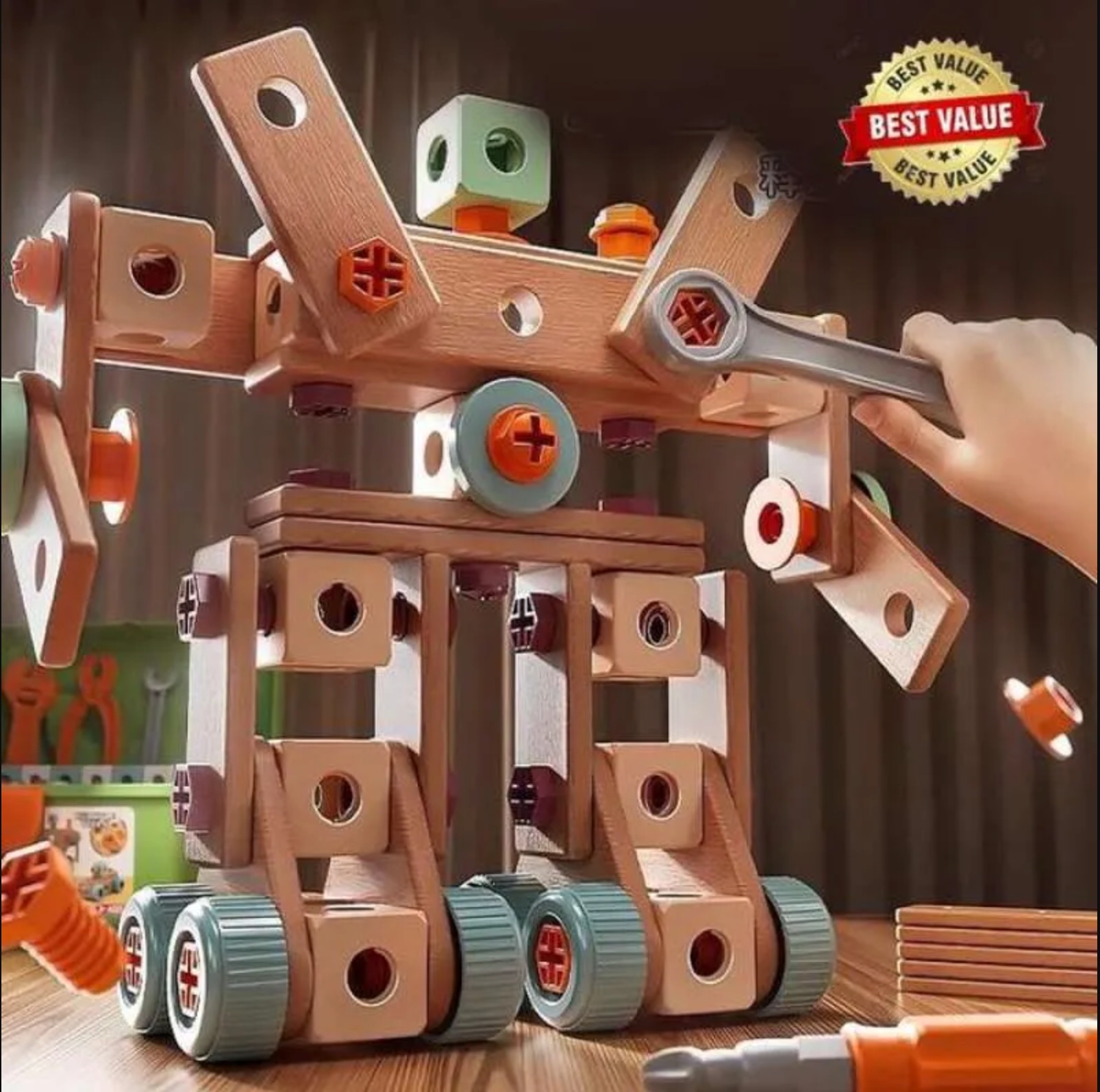 Mainan anak konstruksi kayu dari PT Sukses Megah Abadi